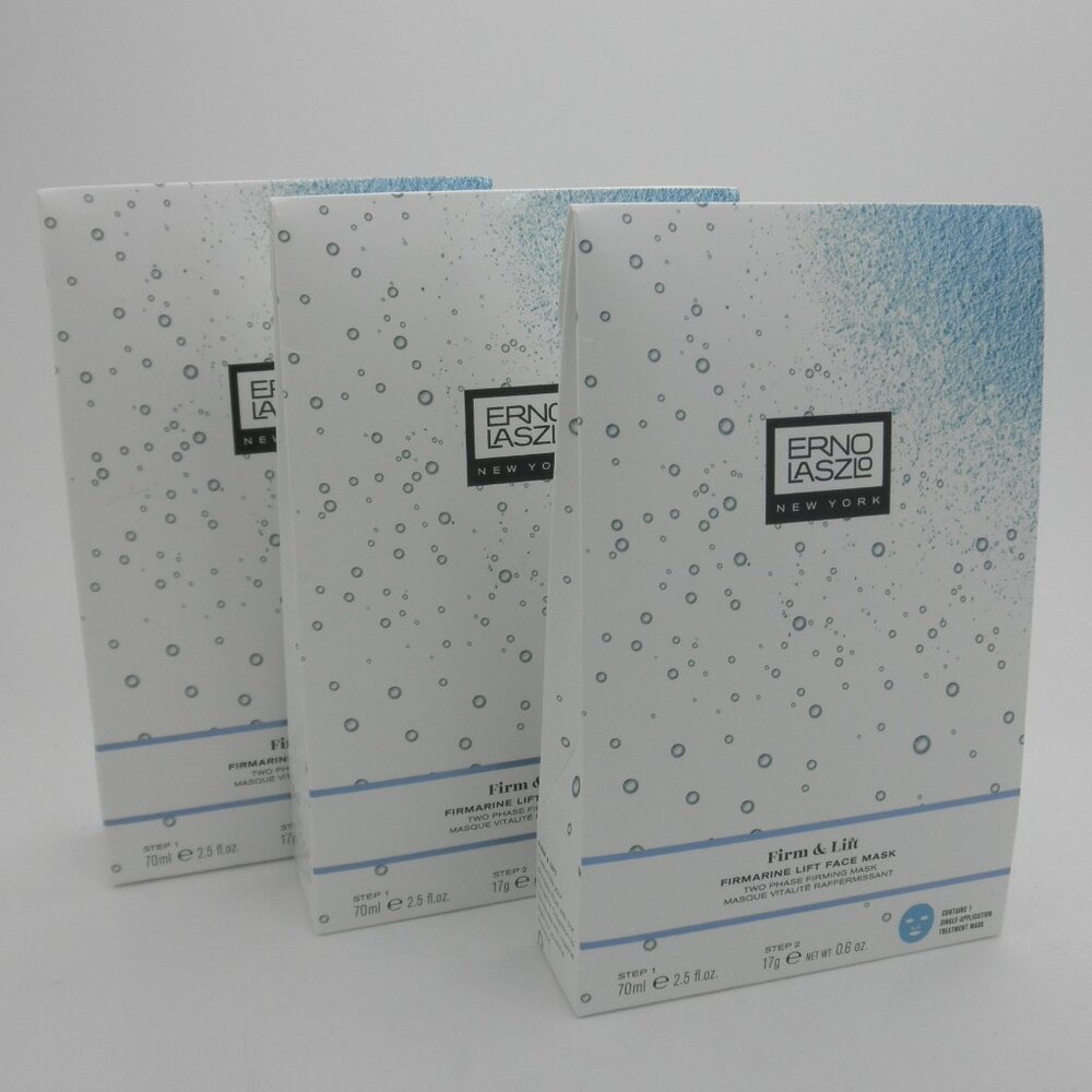 ERNO LASZLO Firm & Lift FIRMARINE LIFT FACE MASK two-step - Lot of 3